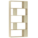 Book Cabinet/Room Divider Sonoma Oak 80x24x159 cm Engineered Wood