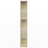 Book Cabinet/Room Divider Sonoma Oak 80x24x159 cm Engineered Wood - Rear View