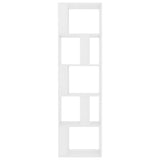 Book Cabinet/Room Divider White 45x24x159 cm Engineered Wood