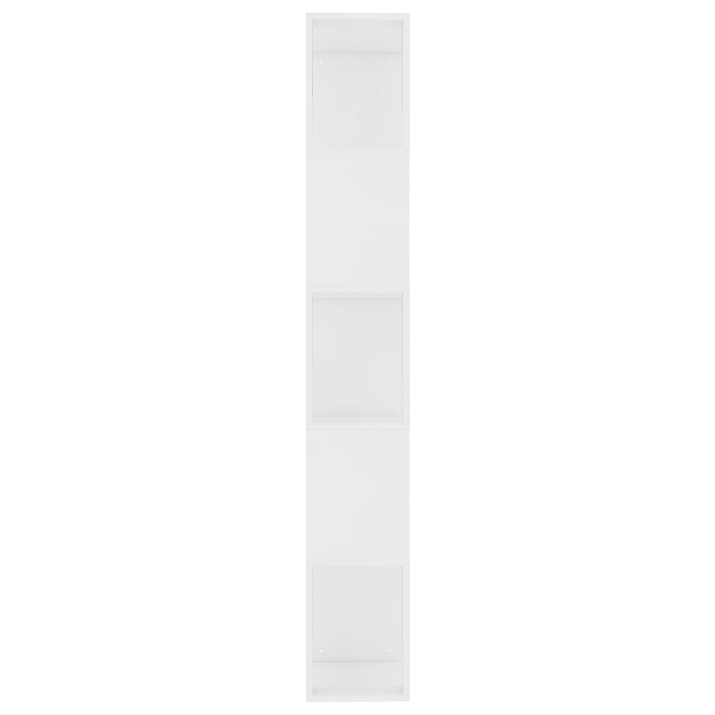 Book Cabinet/Room Divider White 45x24x159 cm Engineered Wood