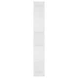 Book Cabinet/Room Divider White 45x24x159 cm Engineered Wood - Rear View