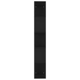 Book Cabinet/Room Divider Black 45x24x159 cm Engineered Wood - Rear View