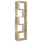 Book Cabinet/Room Divider Sonoma Oak 45x24x159 cm