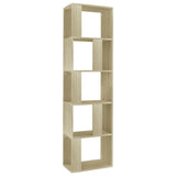 Book Cabinet/Room Divider Sonoma Oak 45x24x159 cm Engineered Wood - Front View