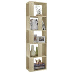 Book Cabinet/Room Divider Sonoma Oak 45x24x159 cm