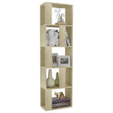 Book Cabinet/Room Divider Sonoma Oak 45x24x159 cm Engineered Wood - Side View