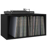 Vinyl Storage Box Black 71x34x36 cm Engineered Wood - 45-Degree Angle