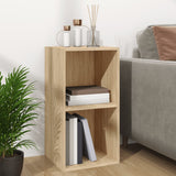 Vinyl Storage Box Sonoma Oak 71x34x36 cm Engineered Wood - Side View