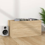 Vinyl Storage Box Sonoma Oak 71x34x36 cm Engineered Wood - Top-Down View