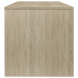 Coffee Table Sonoma Oak 100x40x40 cm Engineered Wood - Top-Down View