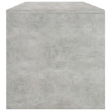 Coffee Table Concrete Grey 100x40x40 cm Engineered Wood