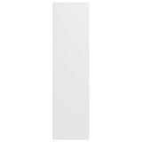 Book Cabinet/TV Cabinet White 36x30x114 cm Engineered Wood - 45-Degree Angle