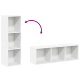 Book Cabinet/TV Cabinet White 36x30x114 cm Engineered Wood
