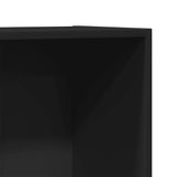 Book Cabinet/TV Cabinet Black 36x30x114 cm Engineered Wood - Extra Image