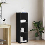 Book Cabinet/TV Cabinet Black 36x30x114 cm Engineered Wood