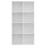 Book Cabinet/Sideboard White 66x30x130 cm Engineered Wood