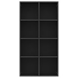 Book Cabinet/Sideboard Black 66x30x130 cm Engineered Wood