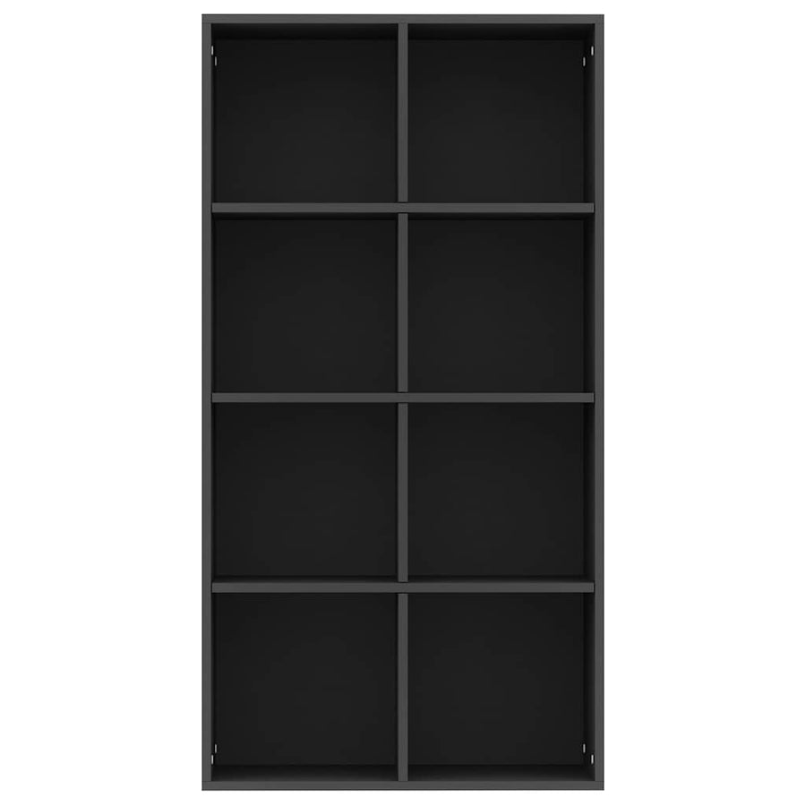 Book Cabinet/Sideboard Black 66x30x130 cm Engineered Wood