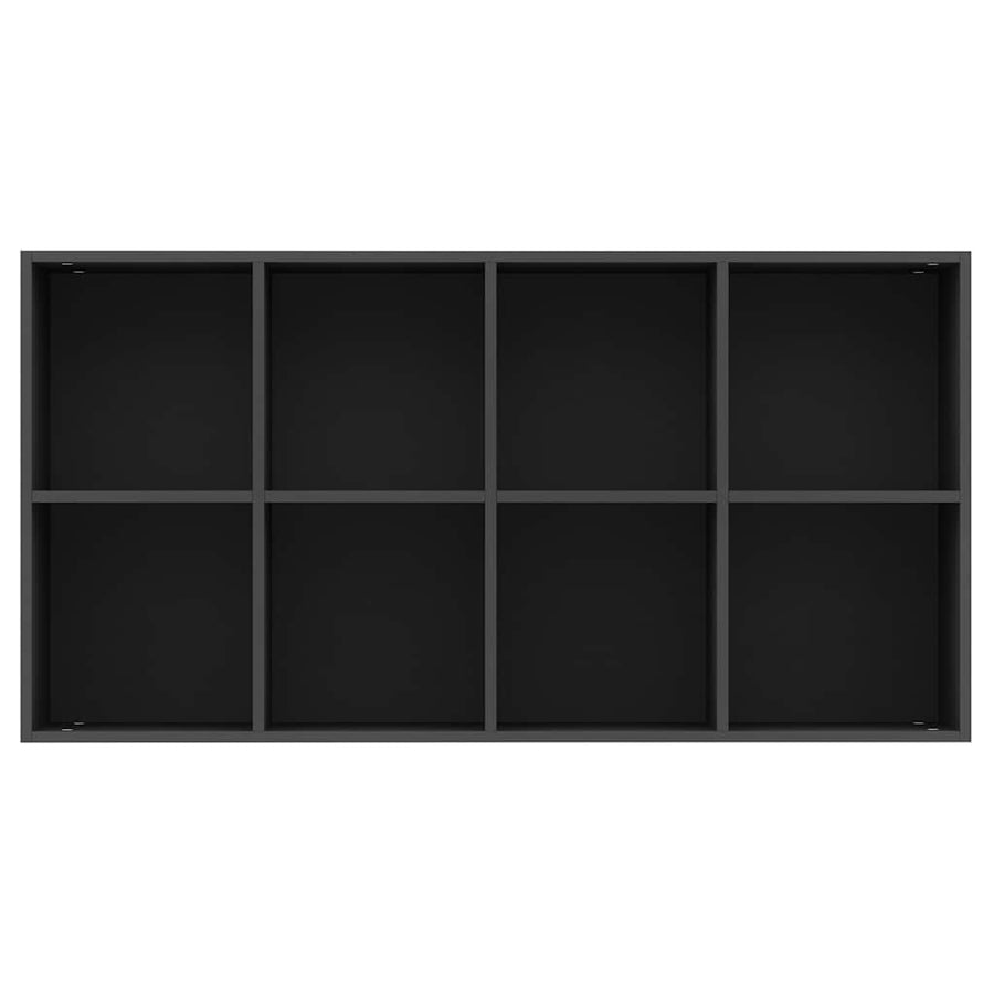 Book Cabinet/Sideboard Black 66x30x130 cm Engineered Wood