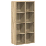 Book Cabinet/Sideboard Sonoma Oak 66x30x130 cm Engineered Wood