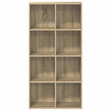 Book Cabinet/Sideboard Sonoma Oak 66x30x130 cm Engineered Wood