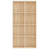 Book Cabinet/Sideboard Sonoma Oak 66x30x130 cm Engineered Wood - Top-Down View