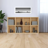 Book Cabinet/Sideboard Sonoma Oak 66x30x130 cm Engineered Wood - Rear View
