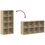 Book Cabinet/Sideboard Sonoma Oak 66x30x130 cm Engineered Wood