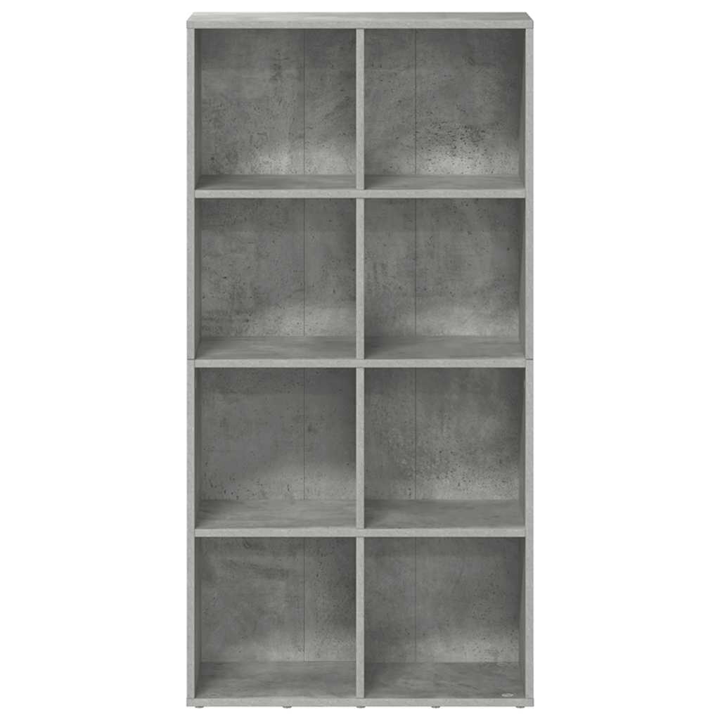 Book Cabinet/Sideboard Concrete Grey 66x30x130 cm Engineered Wood