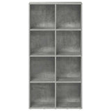 Book Cabinet/Sideboard Concrete Grey 66x30x130 cm Engineered Wood