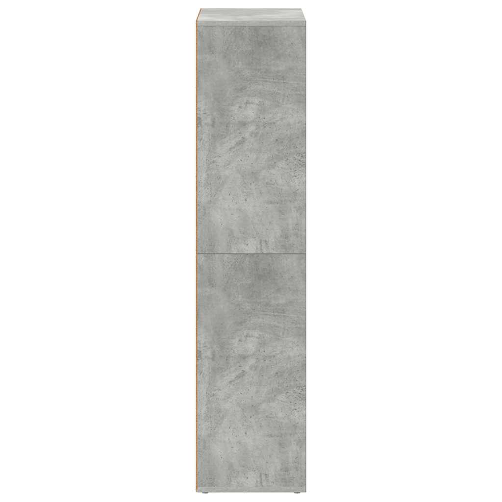 Book Cabinet/Sideboard Concrete Grey 66x30x130 cm Engineered Wood