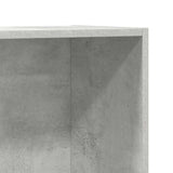 Book Cabinet/Sideboard Concrete Grey 66x30x130 cm Engineered Wood