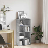 Book Cabinet/Sideboard Concrete Grey 66x30x130 cm Engineered Wood