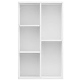 Book Cabinet/Sideboard White 50x25x80 cm Engineered Wood - Top-Down View