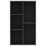 Book Cabinet/Sideboard Black 50x25x80 cm Engineered Wood