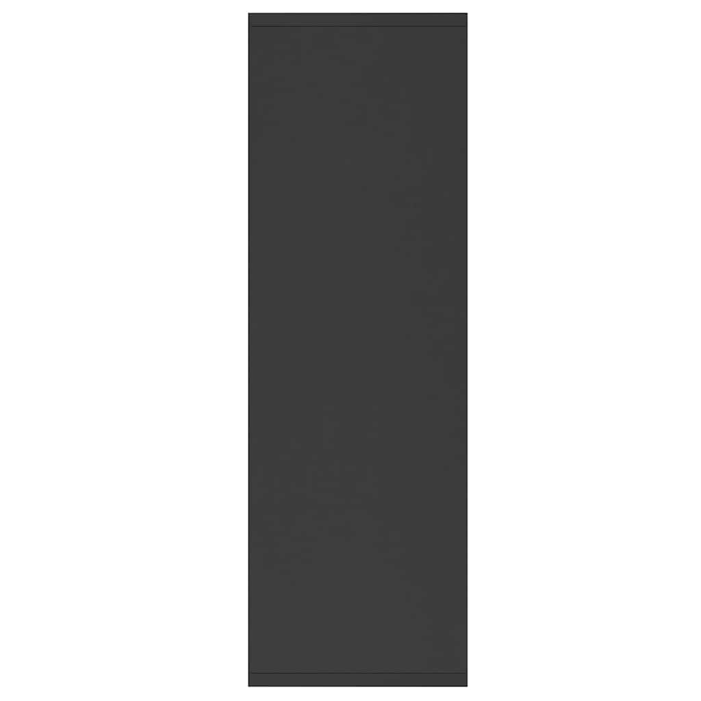 Book Cabinet/Sideboard Black 50x25x80 cm Engineered Wood
