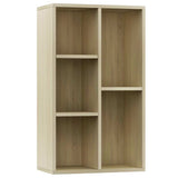 Book Cabinet/Sideboard Sonoma Oak 50x25x80 cm Engineered Wood - Front View