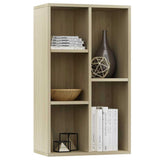 Book Cabinet/Sideboard Sonoma Oak 50x25x80 cm Engineered Wood - Side View