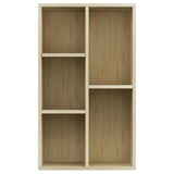 Book Cabinet/Sideboard Sonoma Oak 50x25x80 cm Engineered Wood - Top-Down View