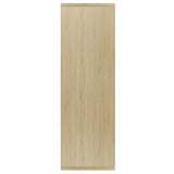 Book Cabinet/Sideboard Sonoma Oak 50x25x80 cm Engineered Wood - 45-Degree Angle