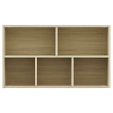 Book Cabinet/Sideboard Sonoma Oak 50x25x80 cm Engineered Wood