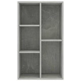 Book Cabinet/Sideboard Concrete Grey 50x25x80 cm Engineered Wood - Top-Down View