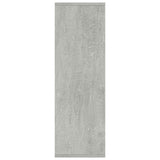 Book Cabinet/Sideboard Concrete Grey 50x25x80 cm Engineered Wood