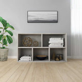 Book Cabinet/Sideboard Concrete Grey 50x25x80 cm Engineered Wood - Rear View