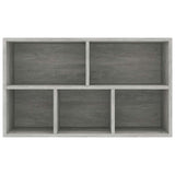 Book Cabinet/Sideboard Concrete Grey 50x25x80 cm Engineered Wood - Extra Image