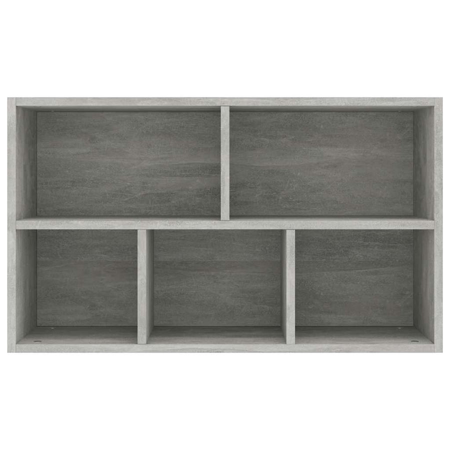 Book Cabinet/Sideboard Concrete Grey 50x25x80cm Engineered Wood