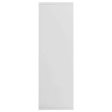 Book Cabinet/Sideboard High Gloss White 50x25x80 cm Engineered Wood