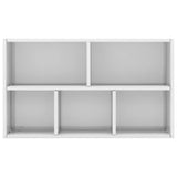 Book Cabinet/Sideboard High Gloss White 50x25x80 cm Engineered Wood - Extra Image