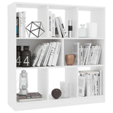 Book Cabinet White 97.5x29.5x100 cm Engineered Wood - Side View