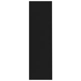 Book Cabinet Black 97.5x29.5x100 cm Engineered Wood - 45-Degree Angle